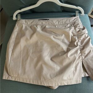 Etiquette Clothiers Beige Mini Skirt